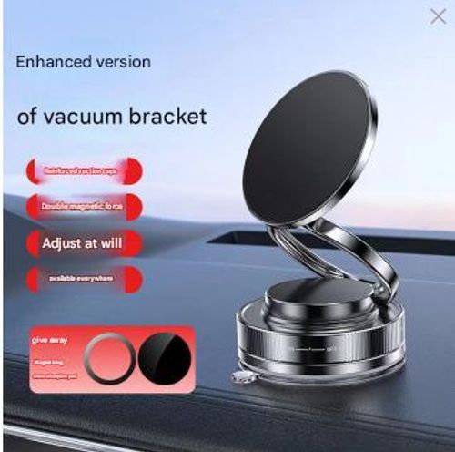 2025 Upgraded Car Phone Holder with Vacuum Suction Cup and Magnetic Application