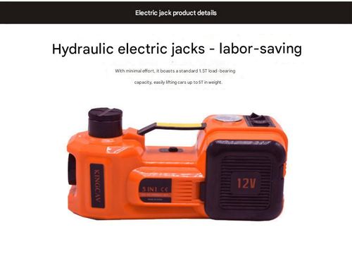 12V Vehicle Hydraulic Jack Off-Road Version, Air Pump, Tire Changer (3-in-1)