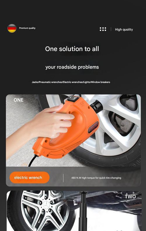 12V Vehicle Hydraulic Jack Off-Road Version, Air Pump, Tire Changer (3-in-1)