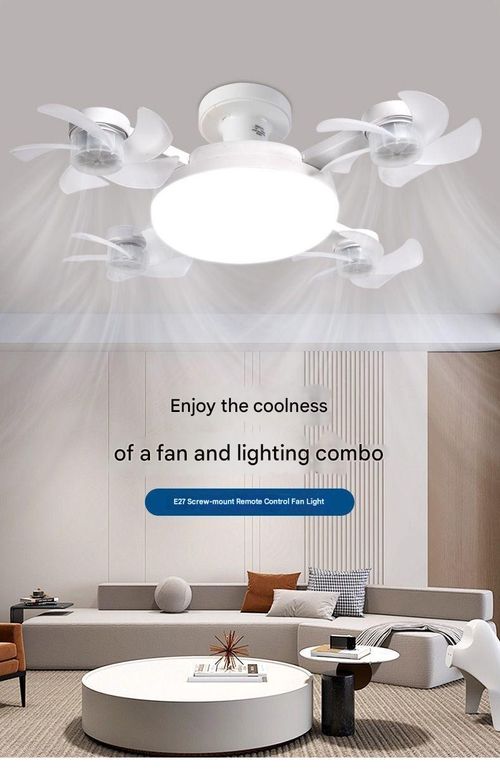 Absolutely stunning! This 4-head drone fan light instantly elevates the sophistication of your living room.