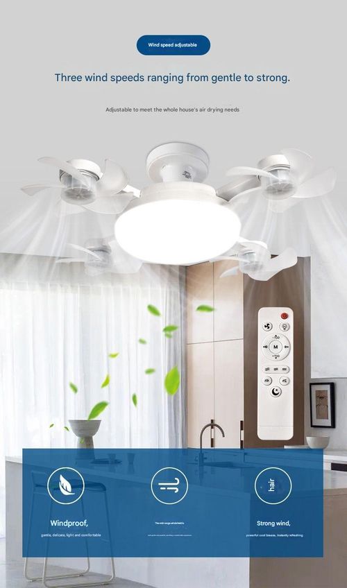 Absolutely stunning! This 4-head drone fan light instantly elevates the sophistication of your living room.
