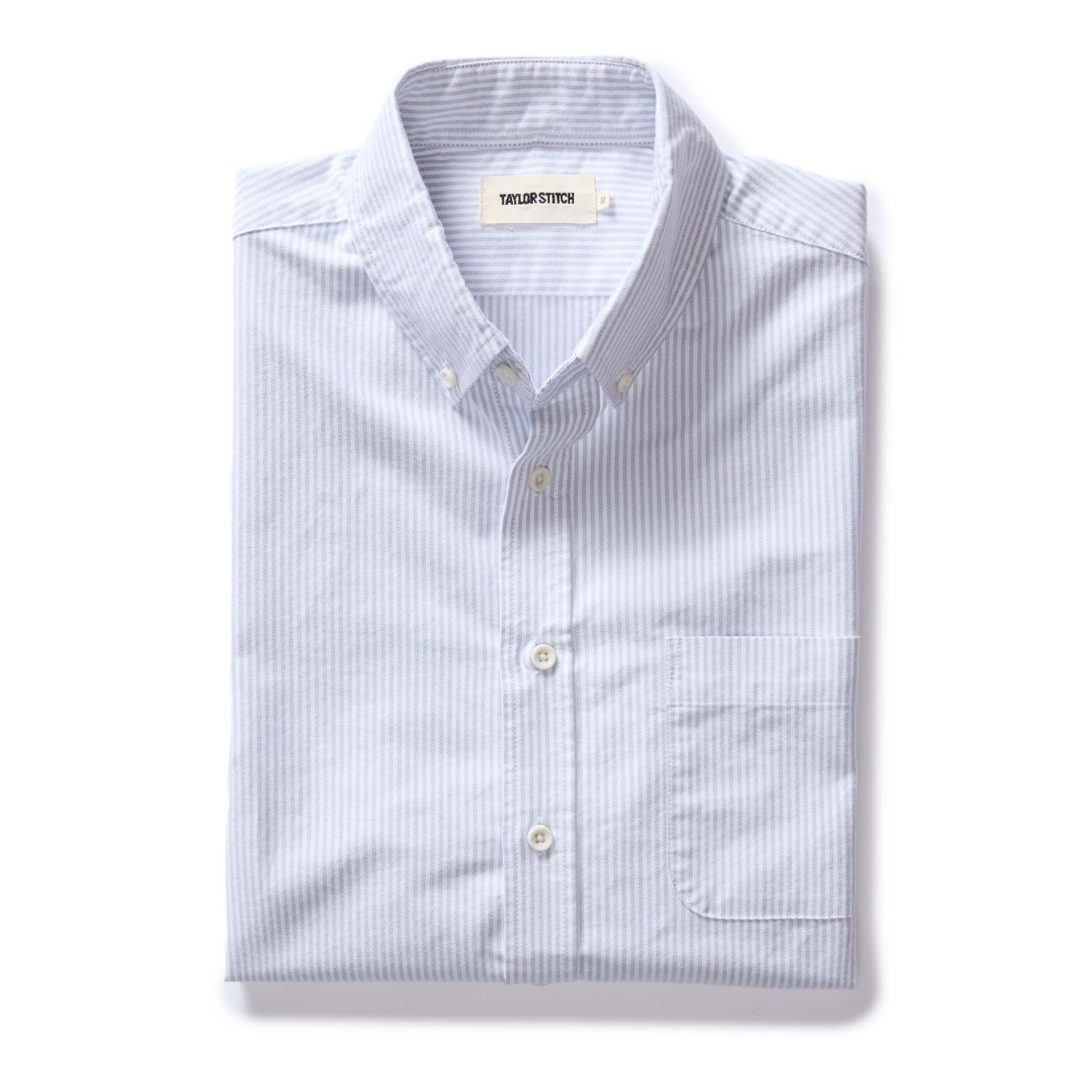 Aeuvo Jack in Greystone University Stripe Oxford