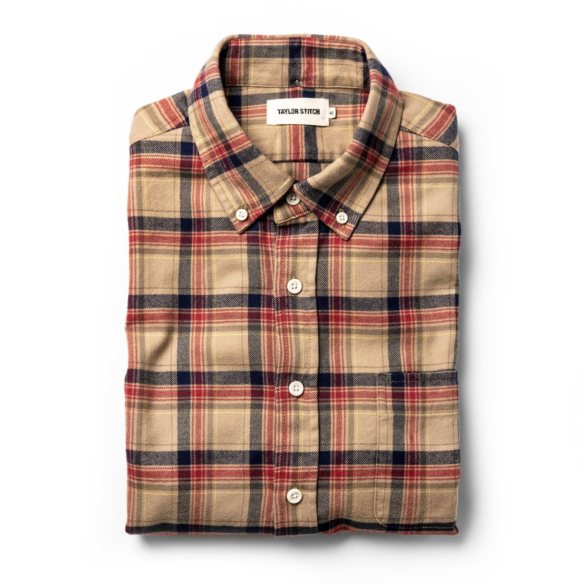 Aeuvo Jack in Brushed Khaki Plaid