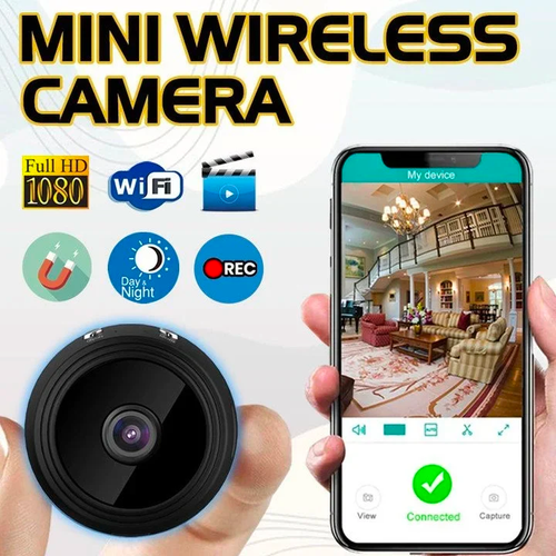🔥Mini 1080p HD Wireless Magnetic Security Camera（🔥64G Memory Card）