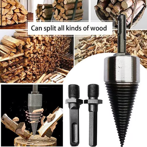 🌲Removable drill for splitting wood, electric drill for home use, heavy-duty drill