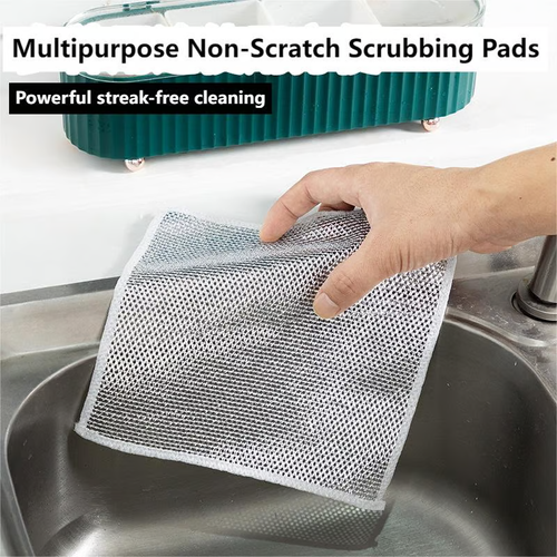 🔥✨Double Stainless Steel Scrubber （8 pcs）