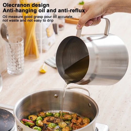 🍟🍿2-in-1 304 Stainless Steel Multifunctional Oil Strainer Pot 2L