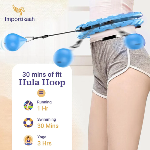 🤩💪Smart Weighted Hula Hoop - Fun Fitness Core Training