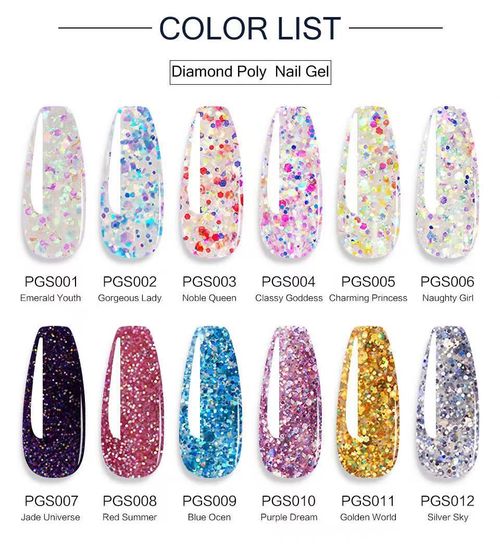 ✨💅12 Colors Nail Gel Kit Manicure Art Tools with UV Lamp （The Instruction is in the description‼️）