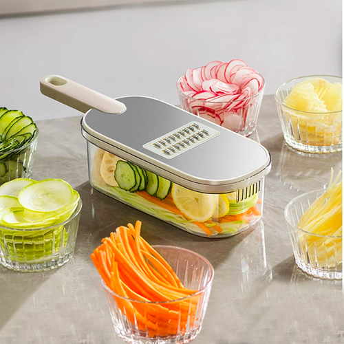 Multifunctional vegetable slicer（1Set 6 blades）
