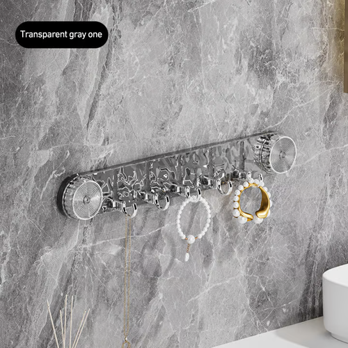 ✨🎁Rotary suction cup corrugated row of hooks