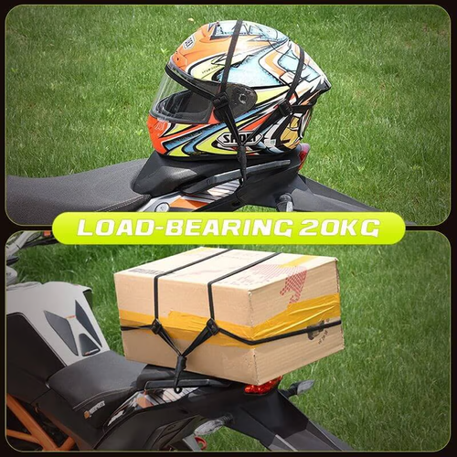 🔥👍Helmet Rope Highly Elastic Luggage Binding Cord