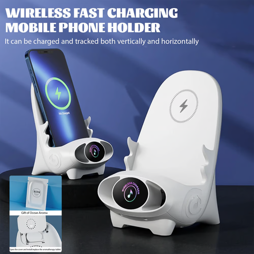 🔋📱Mini chair wireless fast charger multifunctional phone holder