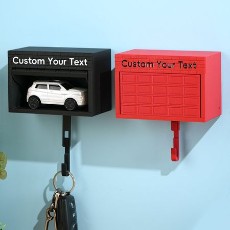 Customised Personalised Mini Garage Key Holder - Includes Car Model