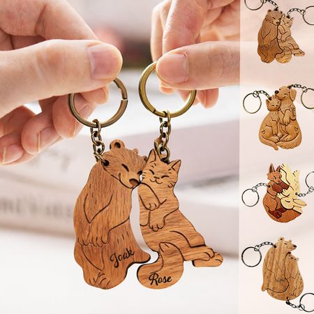 Timber Tag  Personalized Wooden Keychain