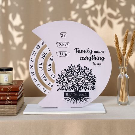 Rotating Calendar - Personalized Customization