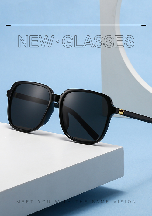 Creative & Personalized Square Sunglasses - Trendy Street Style, Oversized Frame, Alloy Material, Luxury Minimalist, Fashionable & Versatile UV Protection Shades