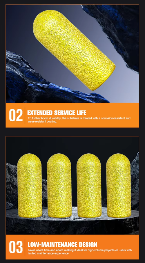 1.30mm Cylindrical Round Edge Grinding Head - Angle Grinder Tool for Quartz Stone Tile Countertop Backsplash Trimming