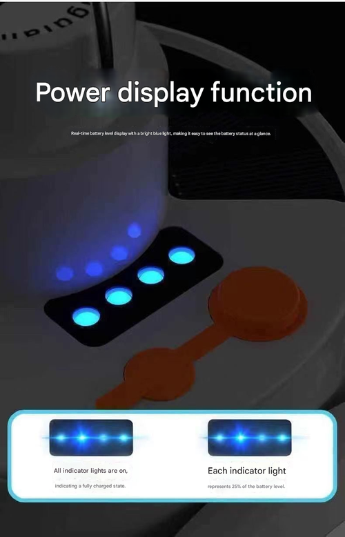 1.5-Mode Dimmable Football Light with 800mAh Battery, Solar USB Rechargeable Waterproof Lamp for Camping Night Market Wall Mount