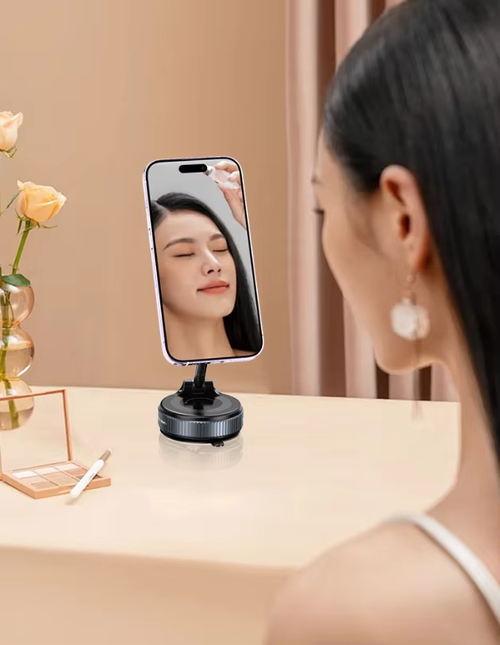 Creative & Personalized New Magnetic Phone Holder - Vacuum Navigation Desktop Foldable & Portable Lazy Bracket with Light Luxury Style, Fashionable and Versatile