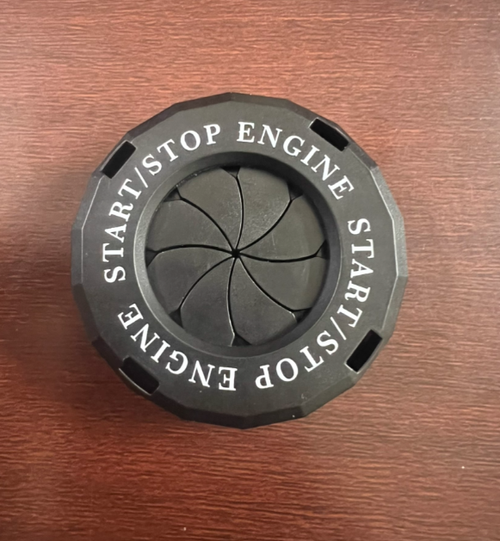 Creative and Personalized New-Style Car & Motorcycle One-Click Start Button Protective Cover, Keyhole & Electric Door Lock Rotary Start Cover, Ignition Decorative Cover, Light Luxury Style, Fashionable and Versatile