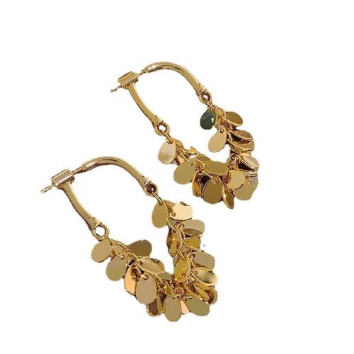 Creative & Personalized New Earrings - Tassel Drop Design, Alloy Material, Light Luxury Style, Fashionable & Versatile