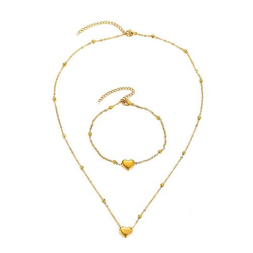 Minimalist Heart Alloy Necklace for Women - Unique Design Collarbone Chain | New Arrival Pendant Necklace