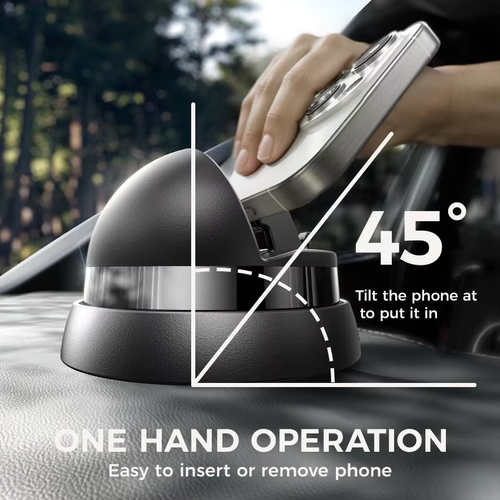 New Creative & Personalized Multifunctional Car Anti-Slip Mat (with Parking Number Plate & Navigation Bracket) - Universal Rotatable Phone Holder, Light Luxury & Fashionable Design