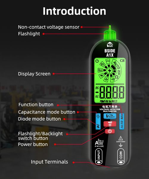 BSIDE A1X Smart Digital Multimeter