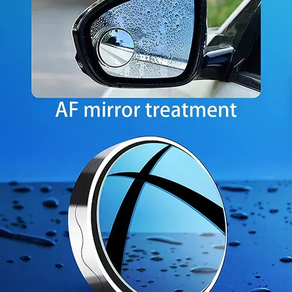 360° Adjustable HD Blind Spot Mirror, Suction‑Cup Convex Rear‑View Auxiliary Mirror for Car Reversing, 2 Pcs Pair