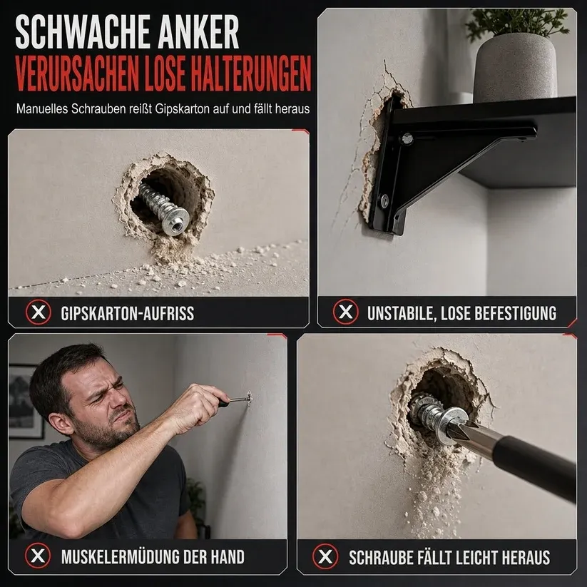 Rivet Nut Gun for Hollow Wall Anchors – Heavy-Duty, Easy Operation, Stable Fastening