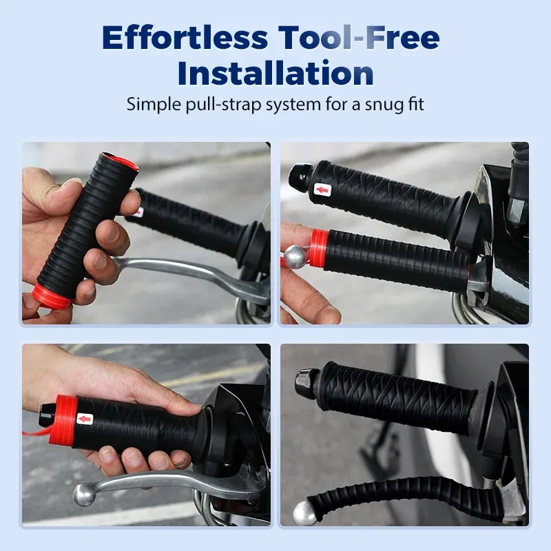 Universal Silicone Motorcycle Handlebar Grip Cover