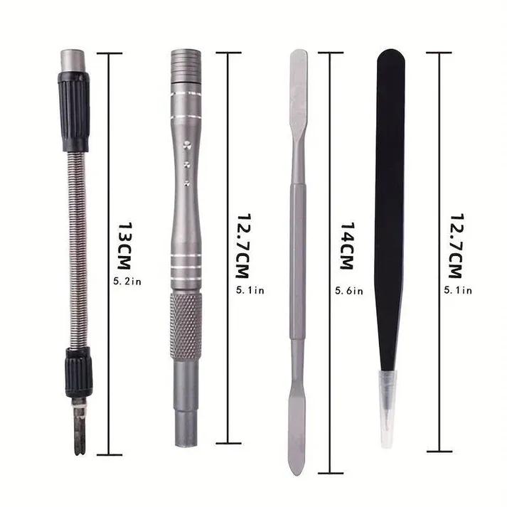 🪛128-in-1 Precision Screwdriver Set Disassembly And Repair Tool Multi-function Manual Screwdriver Book Set