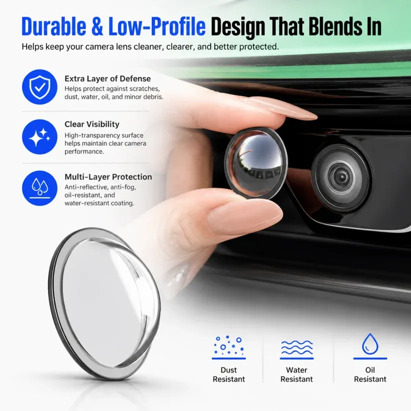 Car Camera Lens Protector-2Pcs