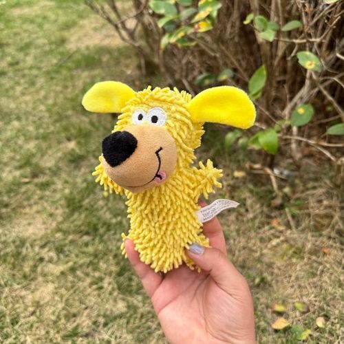 Colorful Squeaky Dog Teeth Cleaning Chew Toy