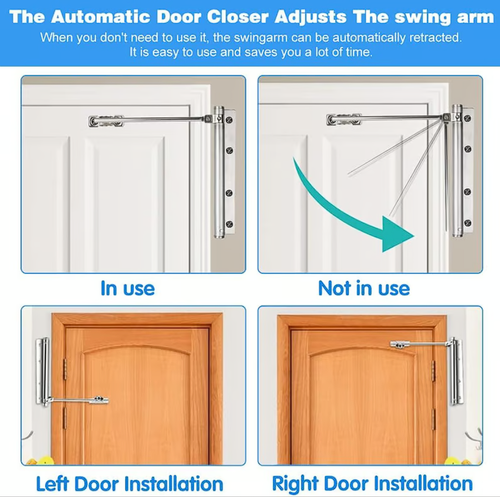 Automatic Door Self-Closing Hinge 4PCS