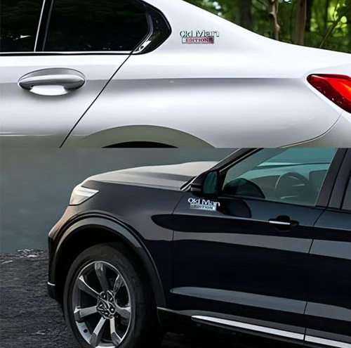 🔥Old Man Edition 3D Metal Emblem