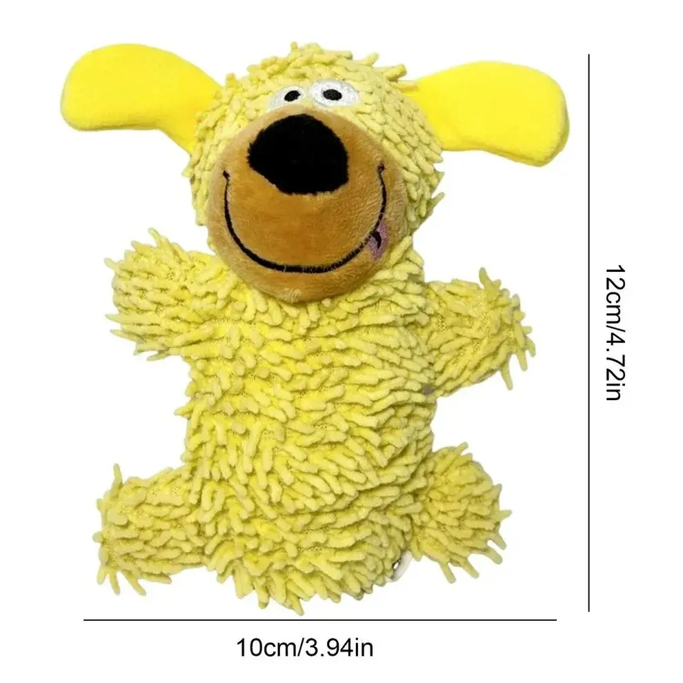 Colorful Squeaky Dog Teeth Cleaning Chew Toy