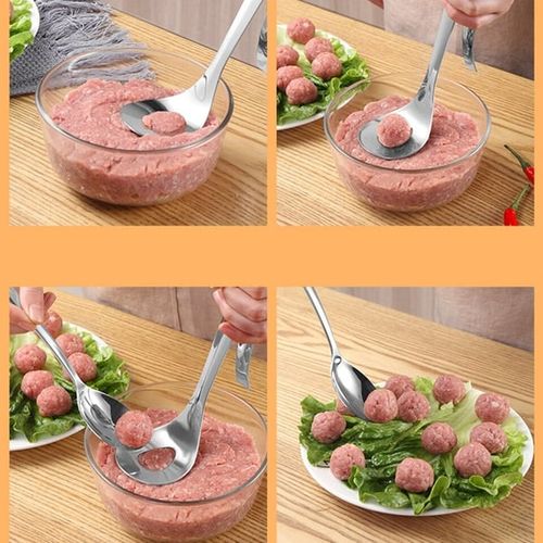 Meatball Spoon – Non‑stick, scoop & drain in one
