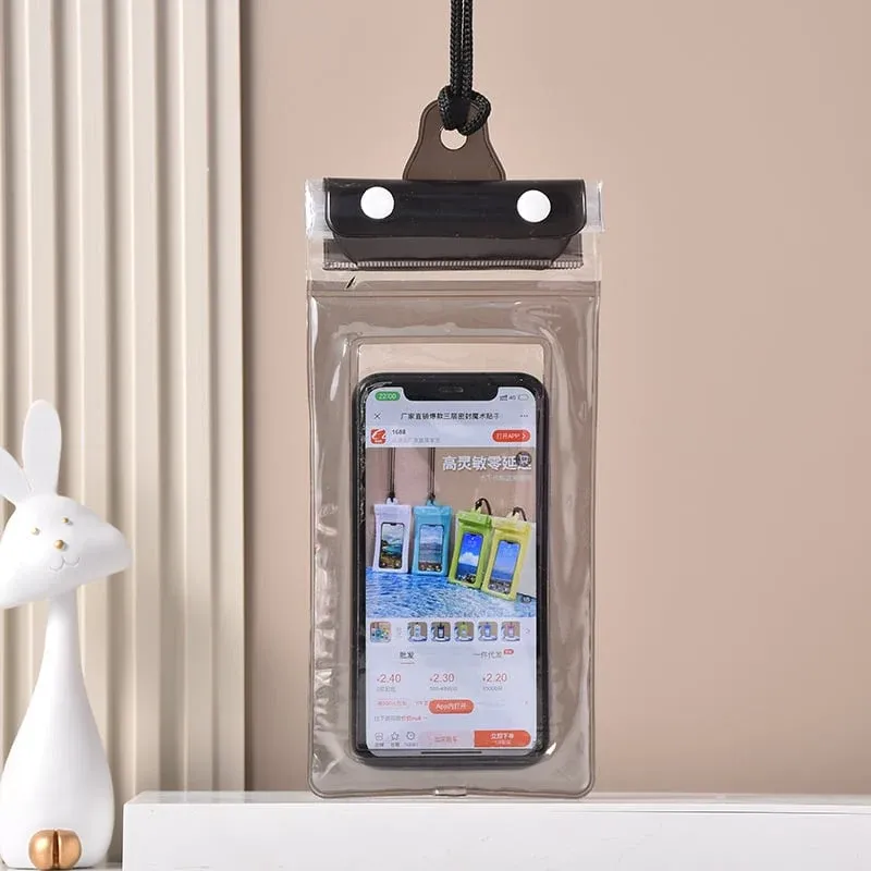 Quad-layer sealed mobile phone waterproof bag