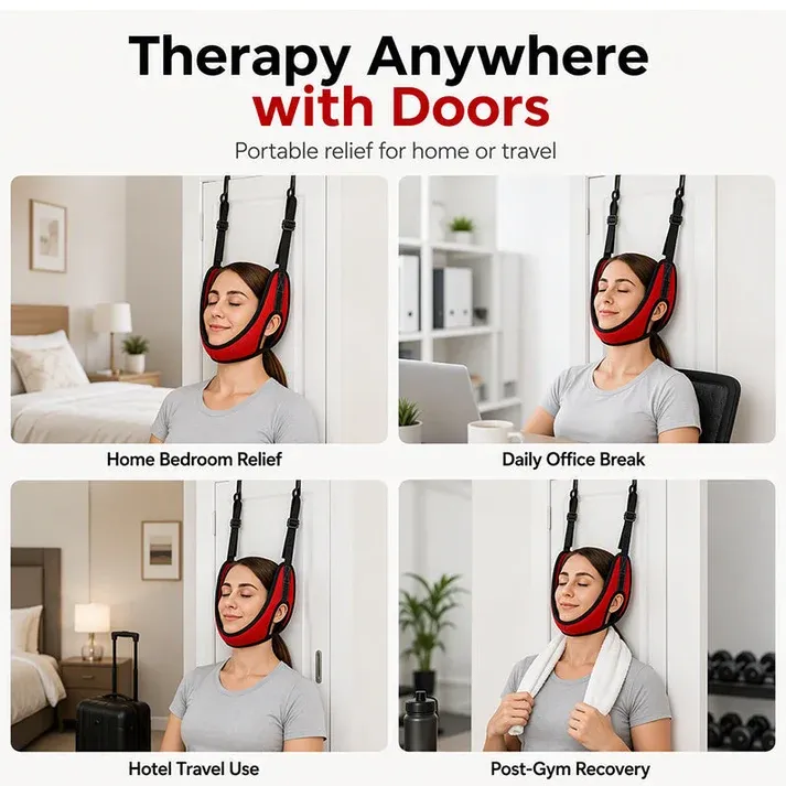Over Door Cervical Traction Device for Neck Relaxation