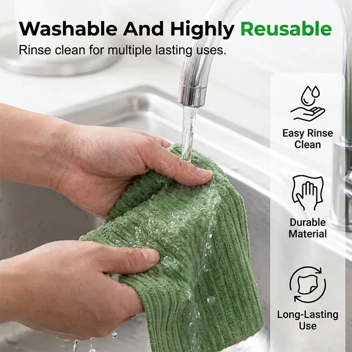 Disposable Tear-Off Cleaning Cloth Roll – Grab, Wipe, Toss!