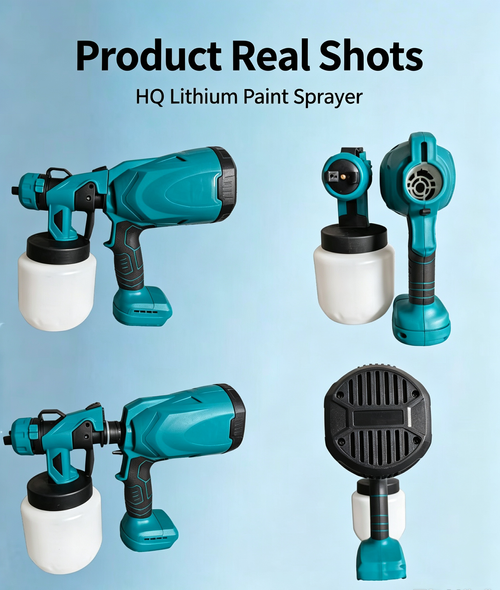 Cordless high pressure paint sprayer - 2 Batteries