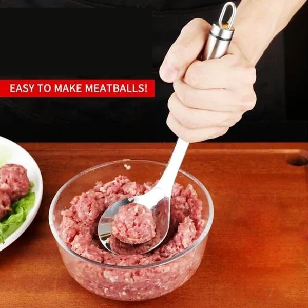 Meatball Spoon – Non‑stick, scoop & drain in one