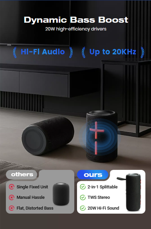 Magnetic Bluetooth Speaker