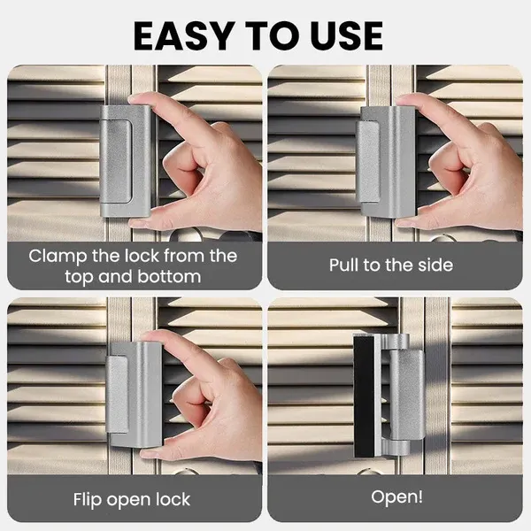 Home Security Door Reinforcement Lock