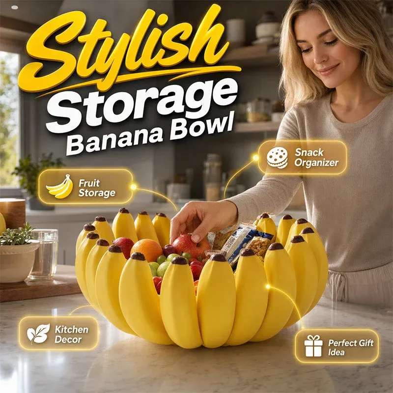 🍌Creative Banana Shape Fruit Bowl