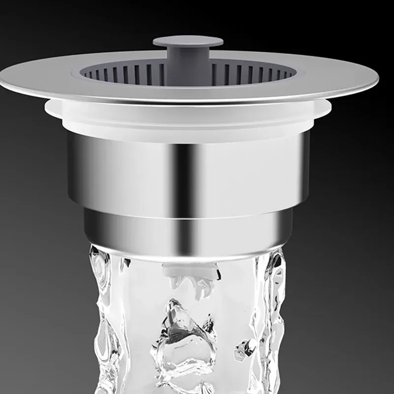 Pop-Up Sink Drain Stopper with Strainer