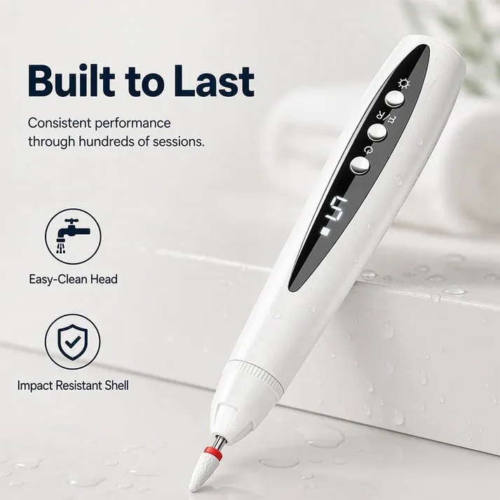 2-in-1 Electric Nail Drill with UV Gel Light – Professional manicure & pedicure kit