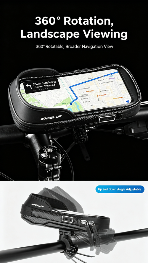 Waterproof Bicycle Phone Mount Bag for Outdoor Riding